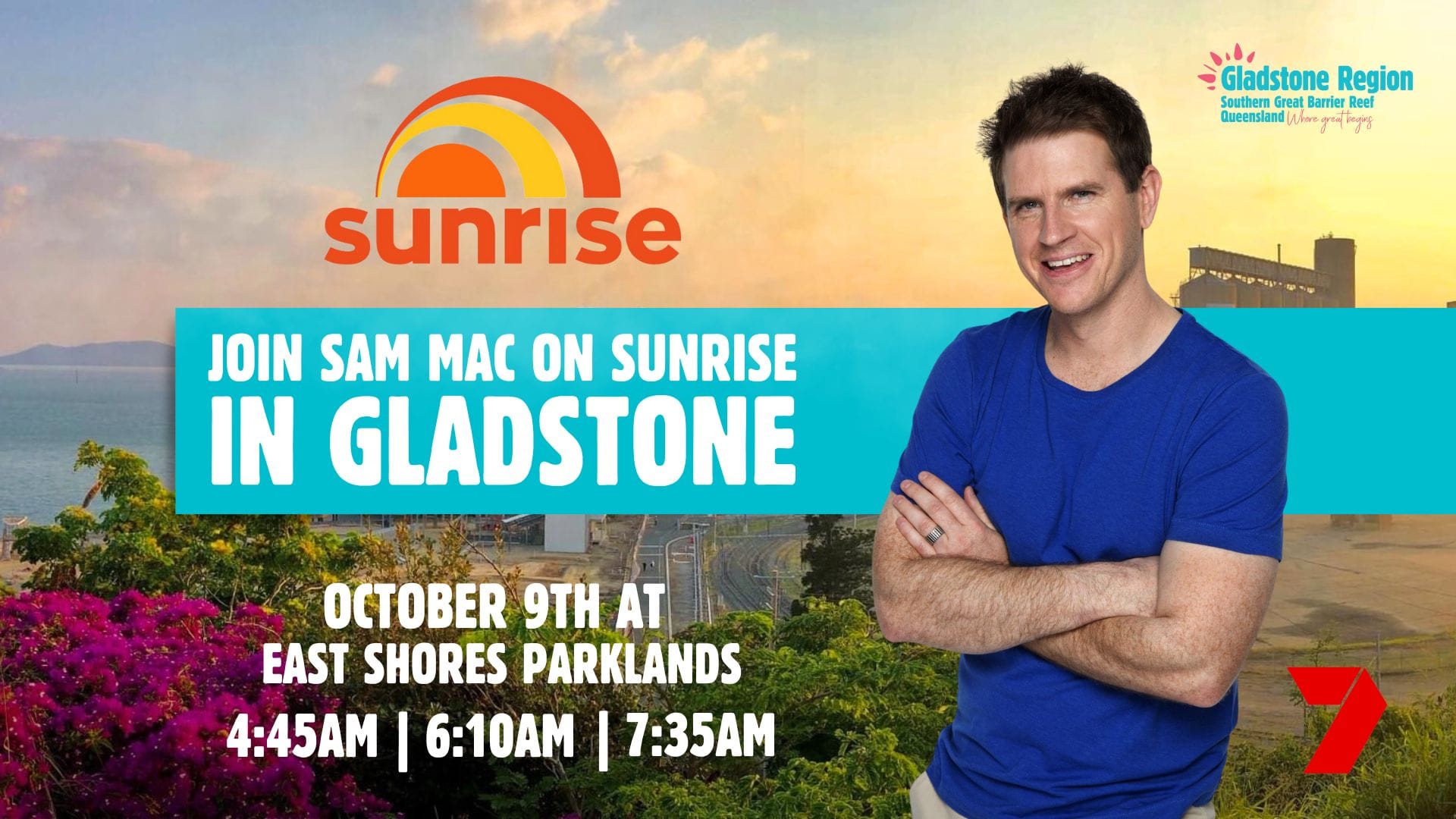 JOIN US FOR ‘SUNRISE’ WITH SAM MAC!