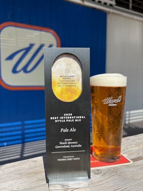 Gladstone’s Ward’s Brewery recognised on the international stage at major beer awards